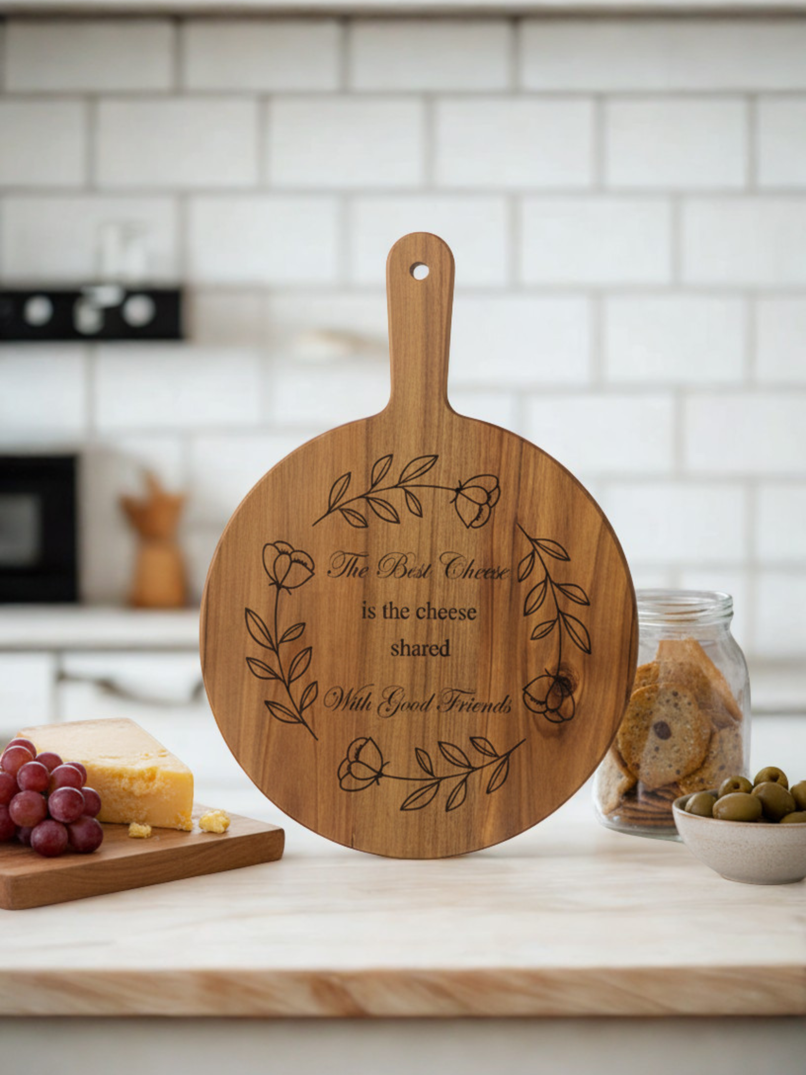 Cheese & Friends Pizza board